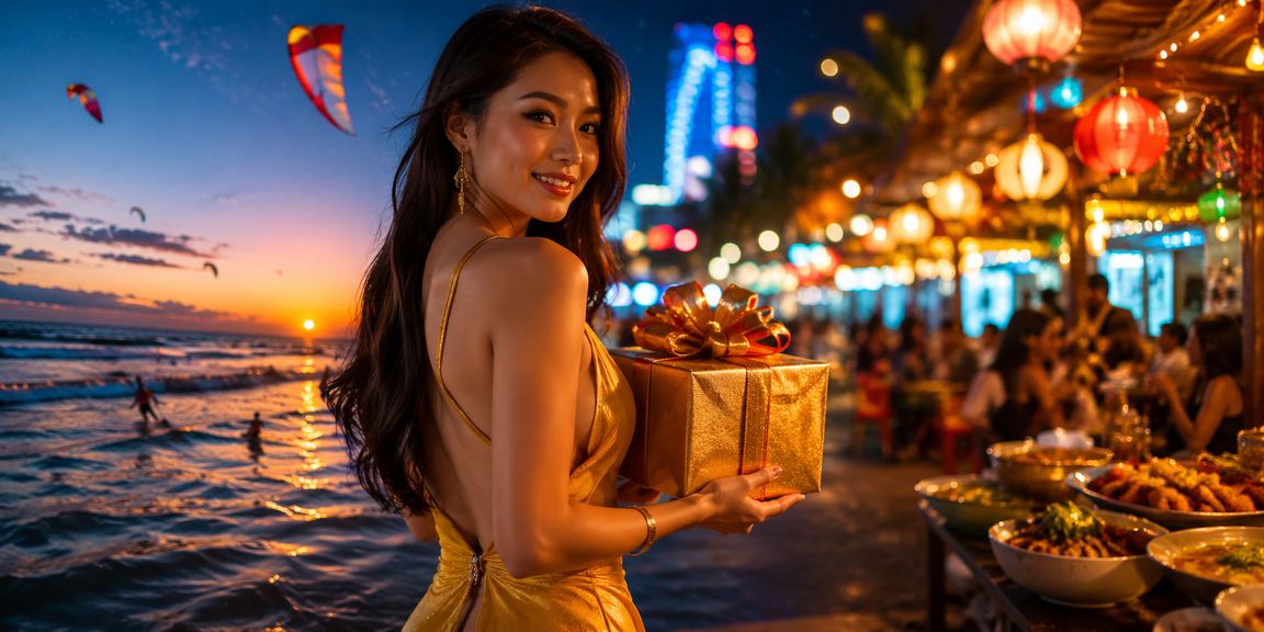 Chợ đêm Mũi Né sôi động, người chơi truy cập cá cược trực tuyến qua điện thoại di động